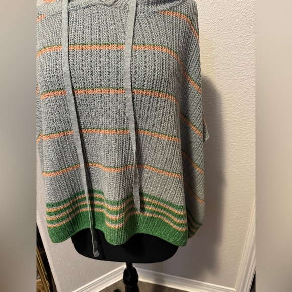 Free People Shimmer & Sheen Hoodie Poncho - Picture 4 of 8